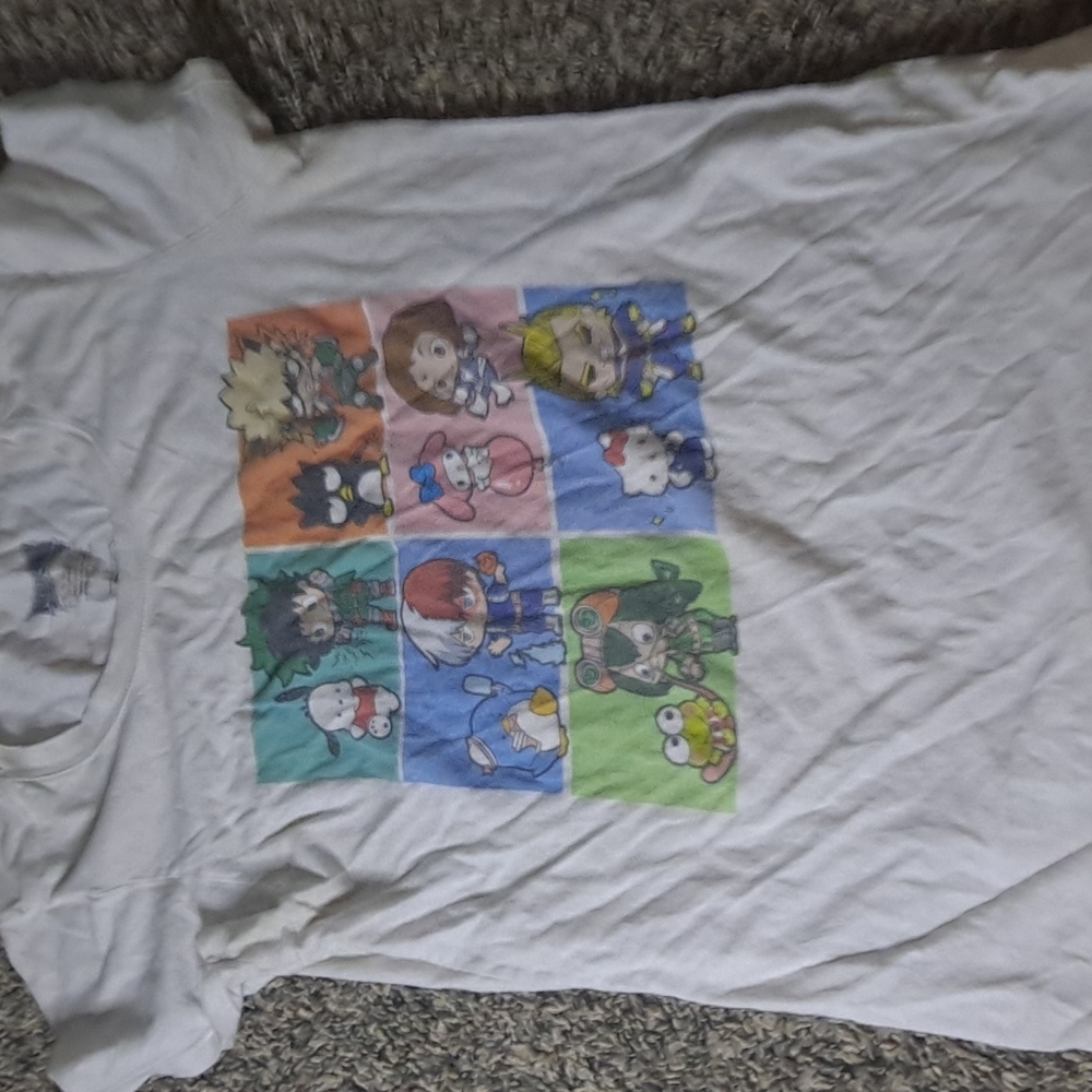 MHA x hello kitty shirt